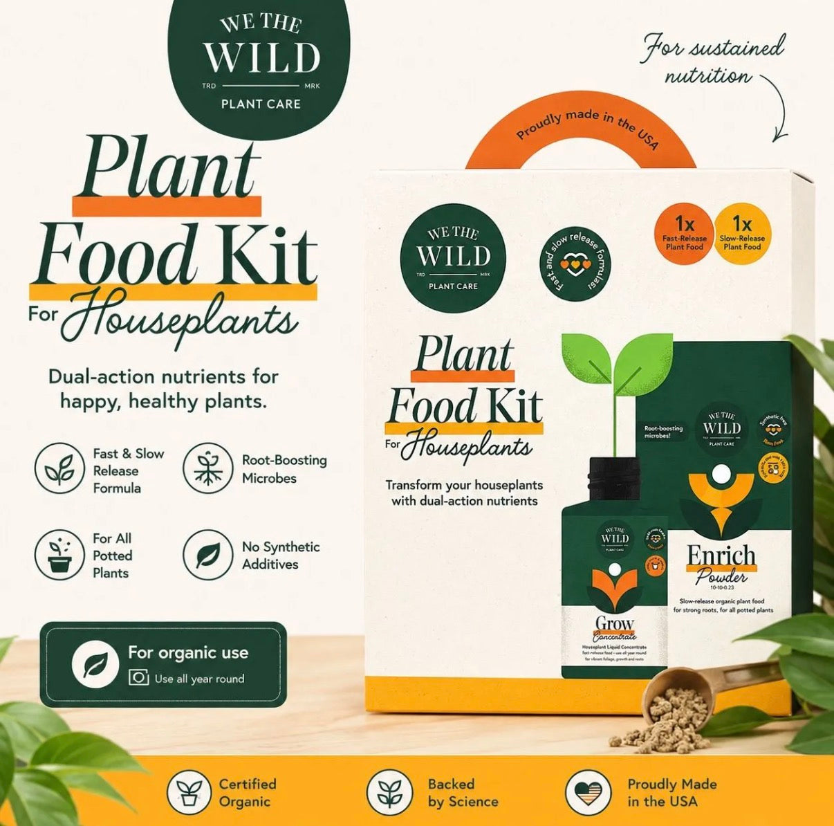 Grow + Enrich | Houseplant Fertilizer