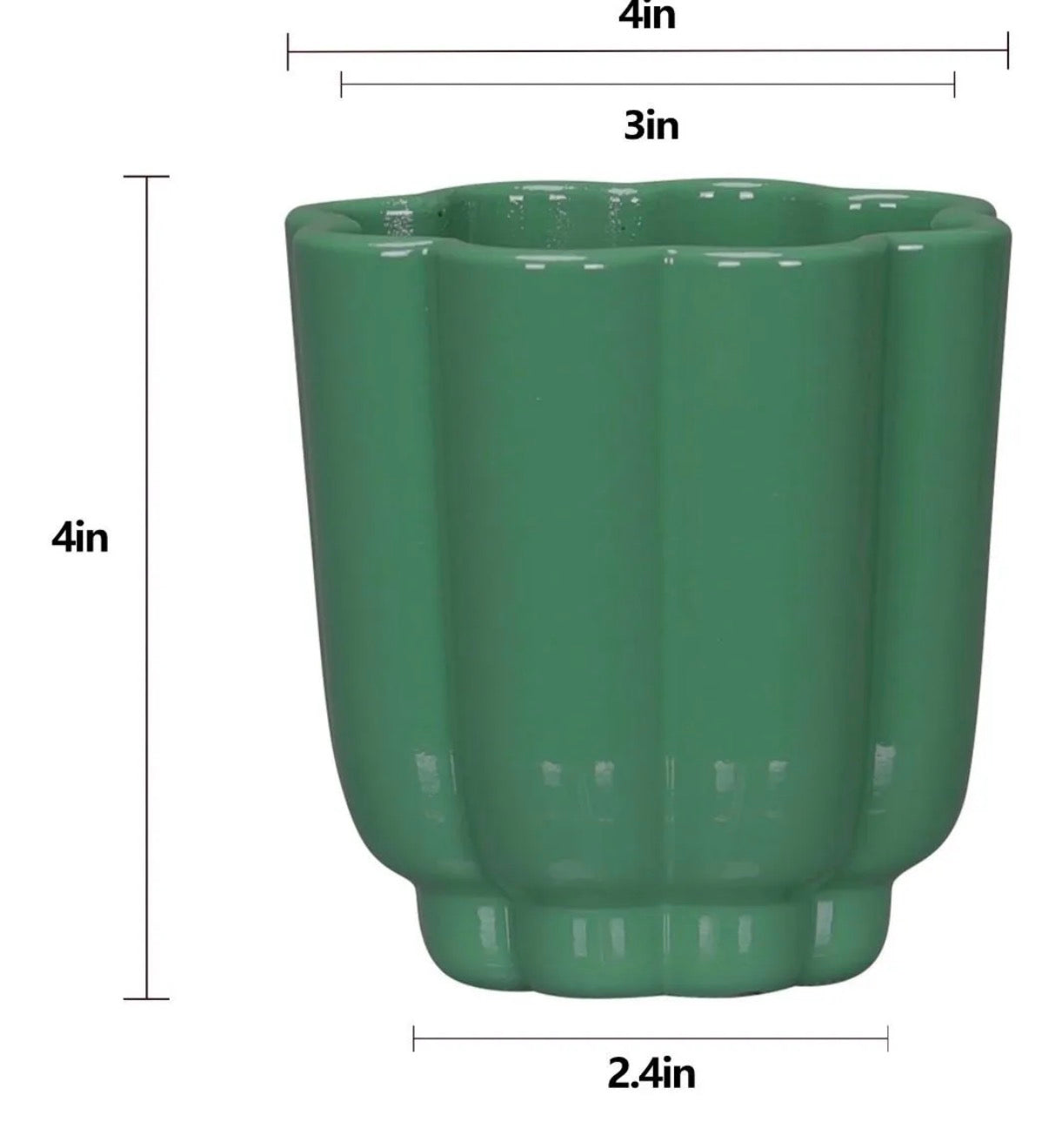 4 Inch Resin Pot